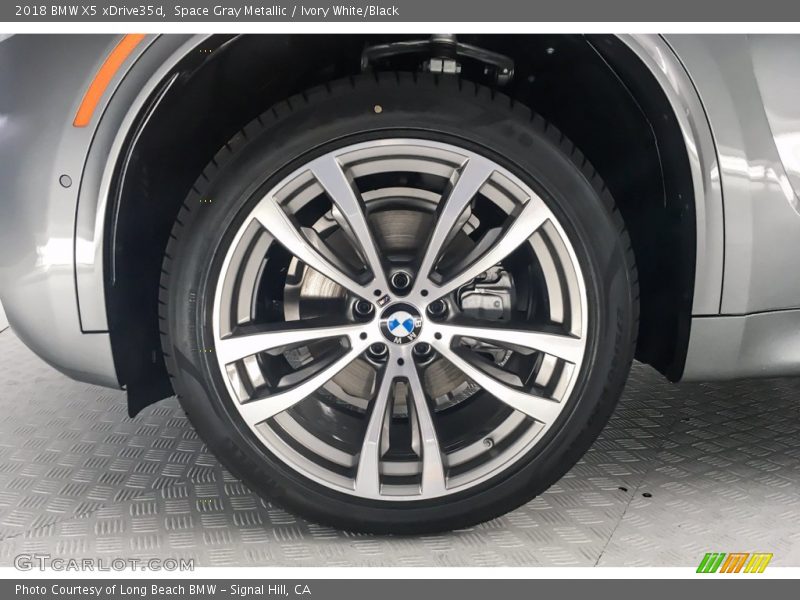 Space Gray Metallic / Ivory White/Black 2018 BMW X5 xDrive35d