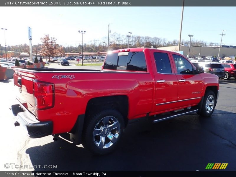 Red Hot / Jet Black 2017 Chevrolet Silverado 1500 LTZ Double Cab 4x4