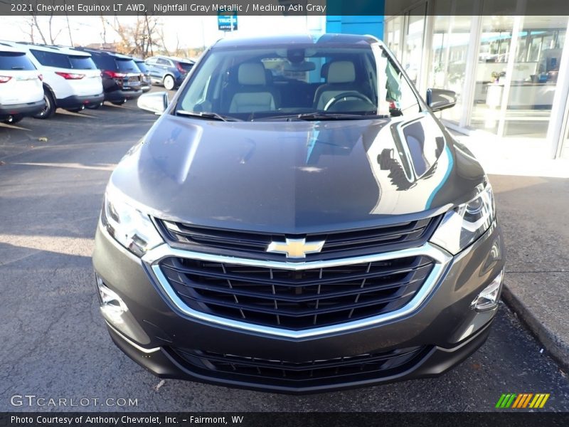 Nightfall Gray Metallic / Medium Ash Gray 2021 Chevrolet Equinox LT AWD