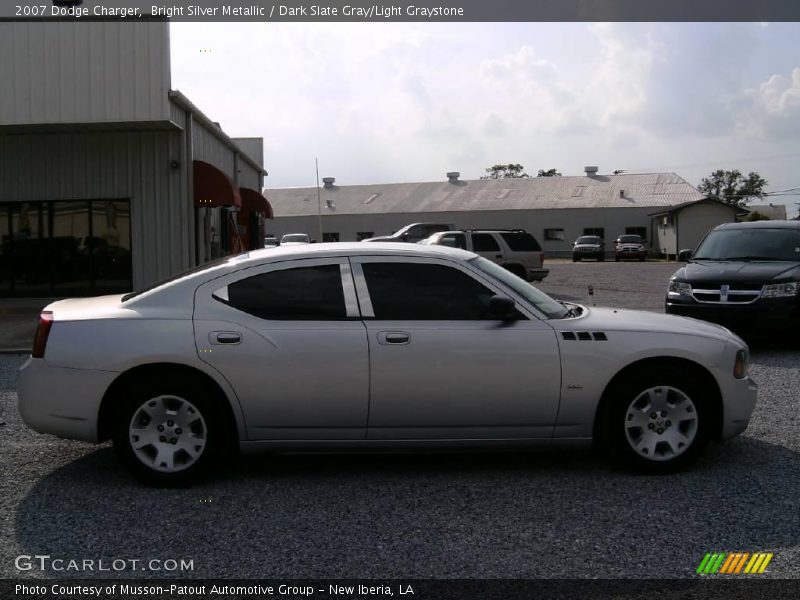 Bright Silver Metallic / Dark Slate Gray/Light Graystone 2007 Dodge Charger