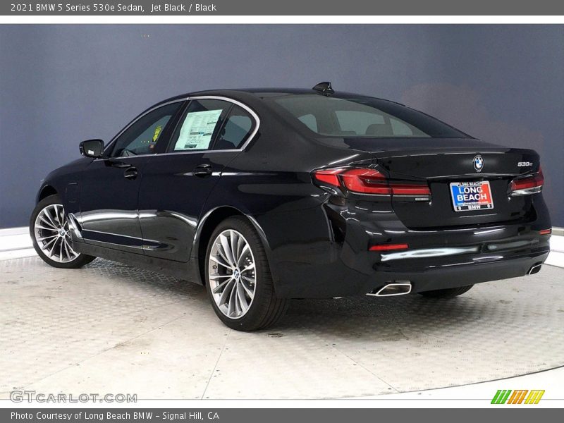 Jet Black / Black 2021 BMW 5 Series 530e Sedan