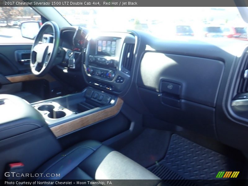 Red Hot / Jet Black 2017 Chevrolet Silverado 1500 LTZ Double Cab 4x4