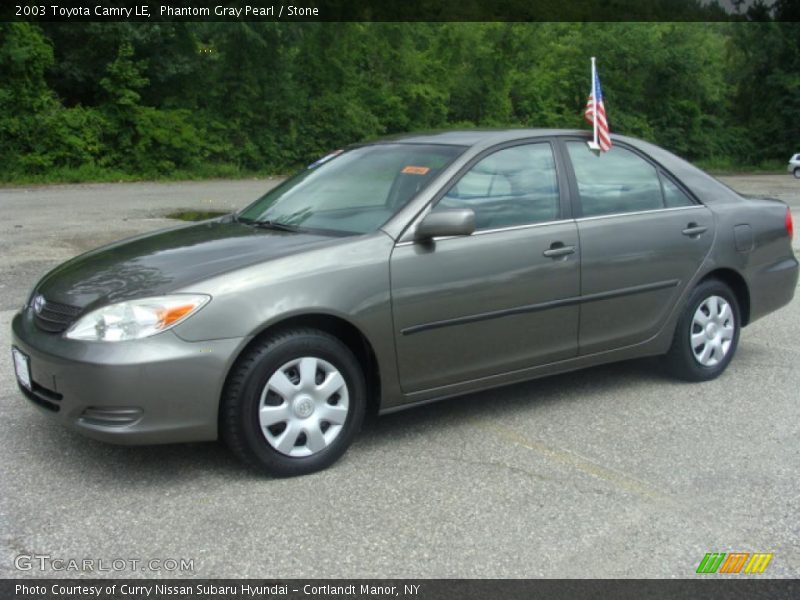 Phantom Gray Pearl / Stone 2003 Toyota Camry LE