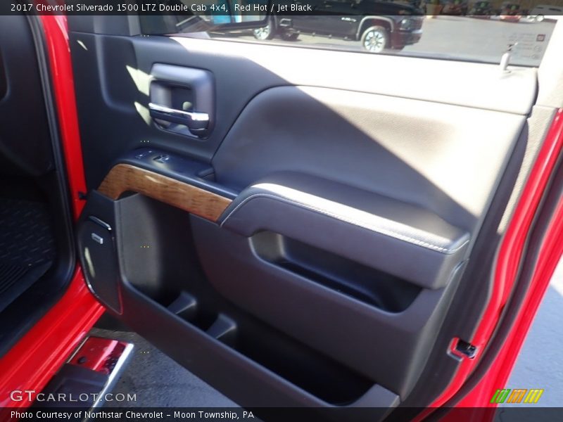Red Hot / Jet Black 2017 Chevrolet Silverado 1500 LTZ Double Cab 4x4