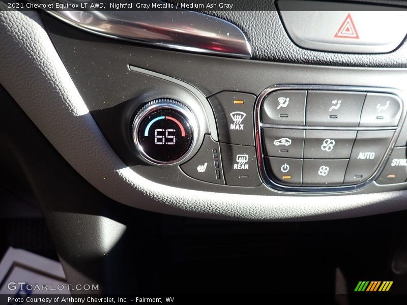 Nightfall Gray Metallic / Medium Ash Gray 2021 Chevrolet Equinox LT AWD