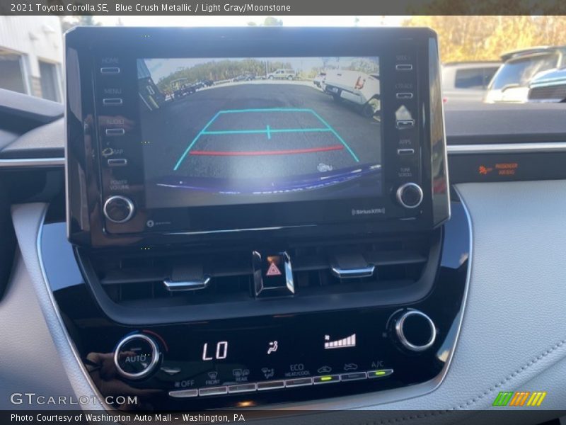 Blue Crush Metallic / Light Gray/Moonstone 2021 Toyota Corolla SE