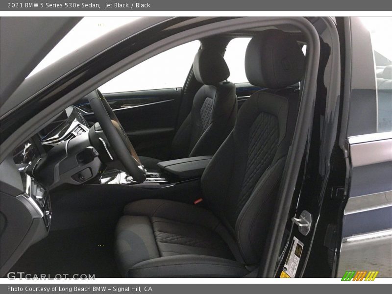Jet Black / Black 2021 BMW 5 Series 530e Sedan