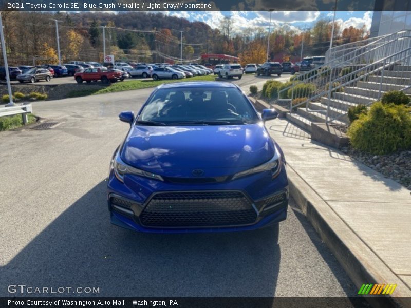 Blue Crush Metallic / Light Gray/Moonstone 2021 Toyota Corolla SE