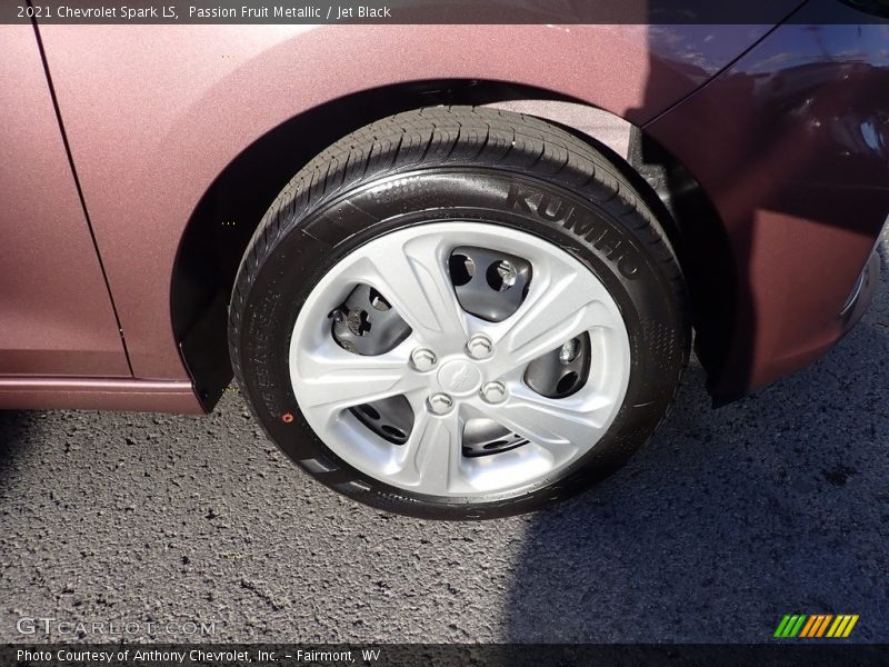 Passion Fruit Metallic / Jet Black 2021 Chevrolet Spark LS