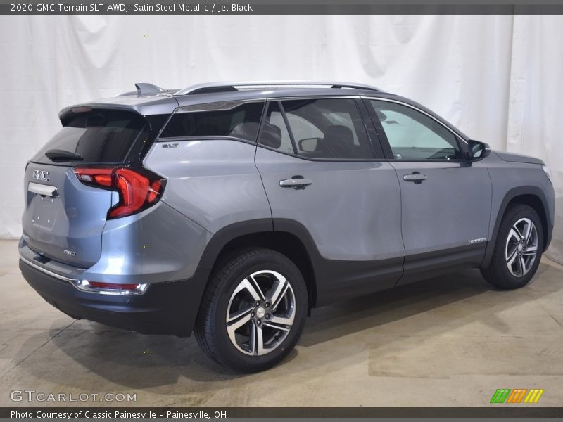Satin Steel Metallic / Jet Black 2020 GMC Terrain SLT AWD