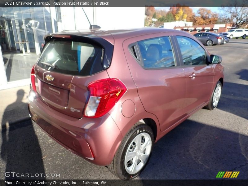 Passion Fruit Metallic / Jet Black 2021 Chevrolet Spark LS