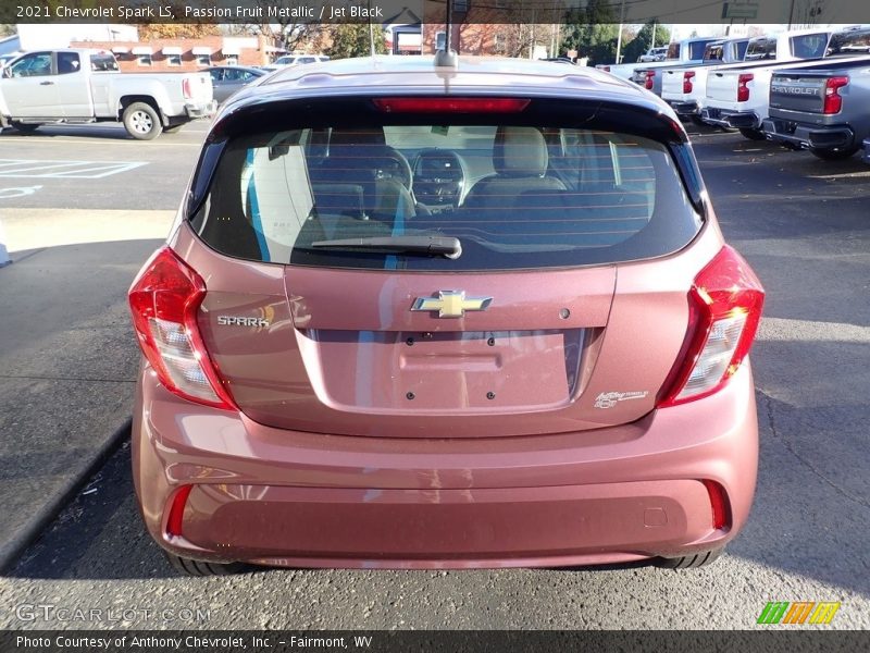 Passion Fruit Metallic / Jet Black 2021 Chevrolet Spark LS