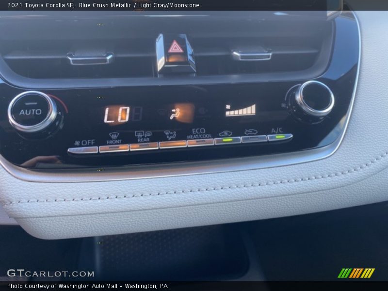 Blue Crush Metallic / Light Gray/Moonstone 2021 Toyota Corolla SE