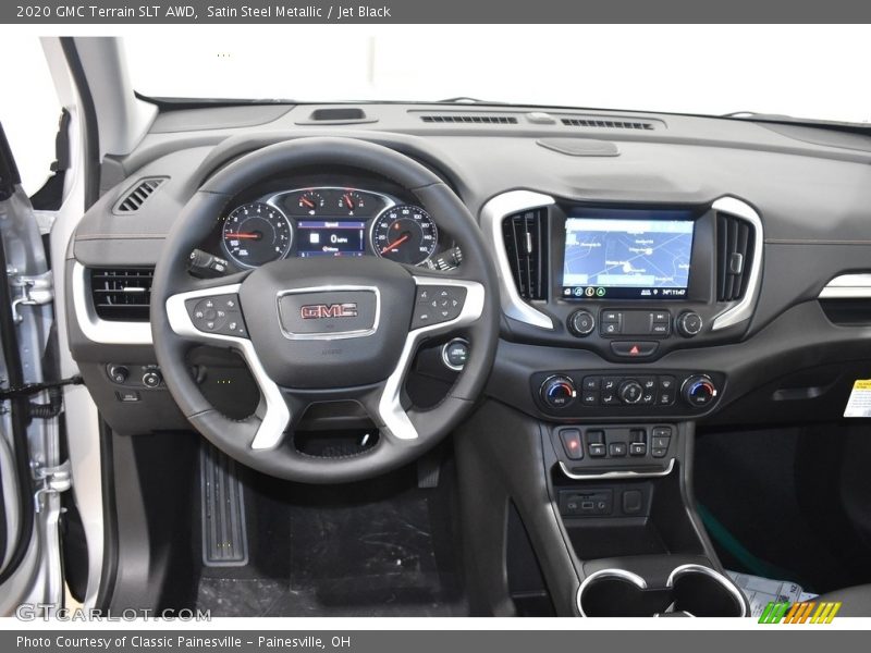 Satin Steel Metallic / Jet Black 2020 GMC Terrain SLT AWD