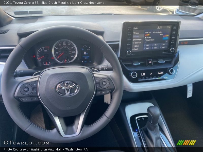 Dashboard of 2021 Corolla SE