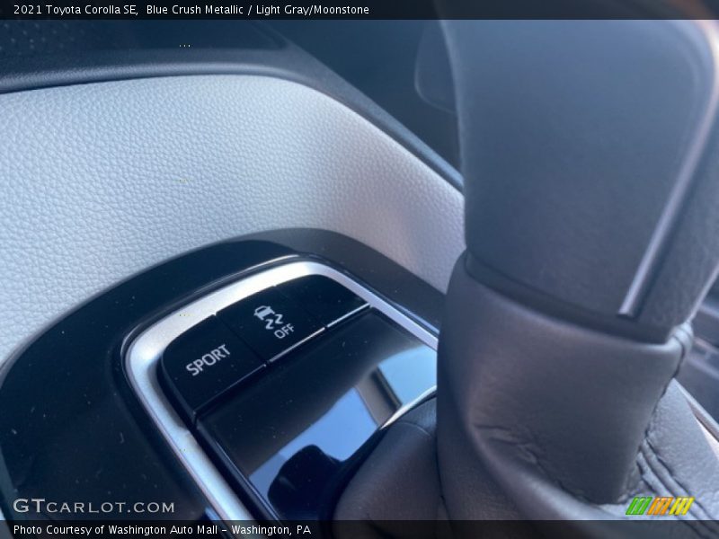 Blue Crush Metallic / Light Gray/Moonstone 2021 Toyota Corolla SE
