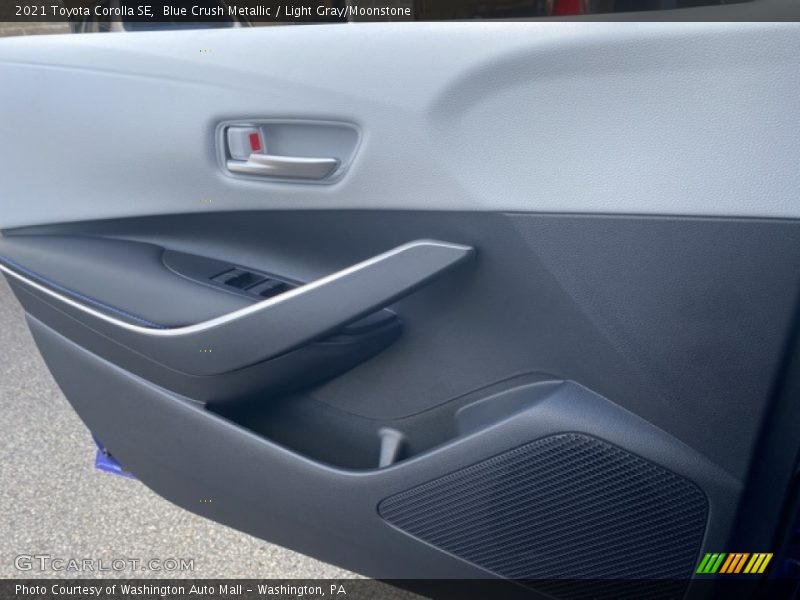 Blue Crush Metallic / Light Gray/Moonstone 2021 Toyota Corolla SE