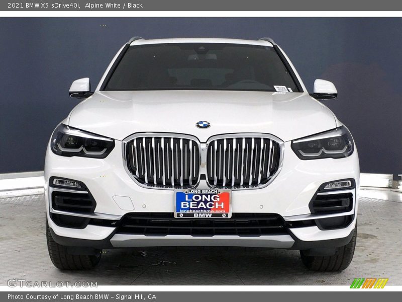 Alpine White / Black 2021 BMW X5 sDrive40i