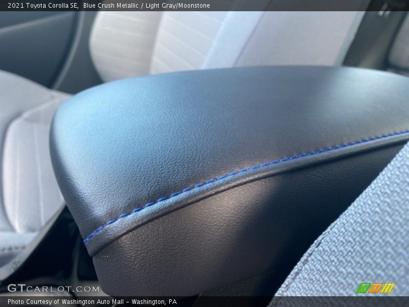 Blue Crush Metallic / Light Gray/Moonstone 2021 Toyota Corolla SE