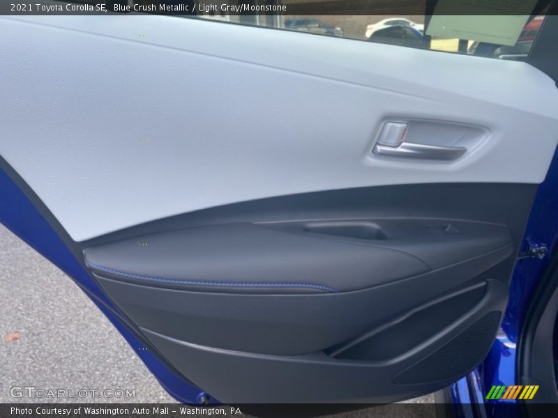 Blue Crush Metallic / Light Gray/Moonstone 2021 Toyota Corolla SE