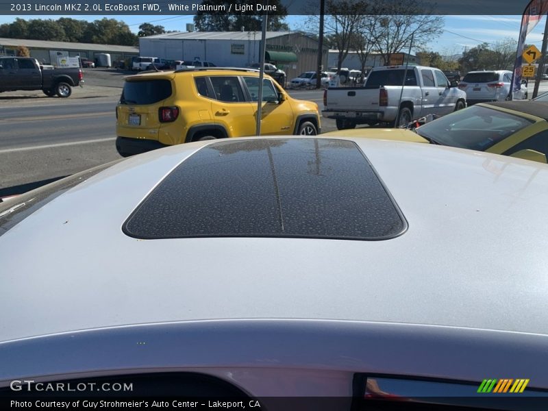 White Platinum / Light Dune 2013 Lincoln MKZ 2.0L EcoBoost FWD