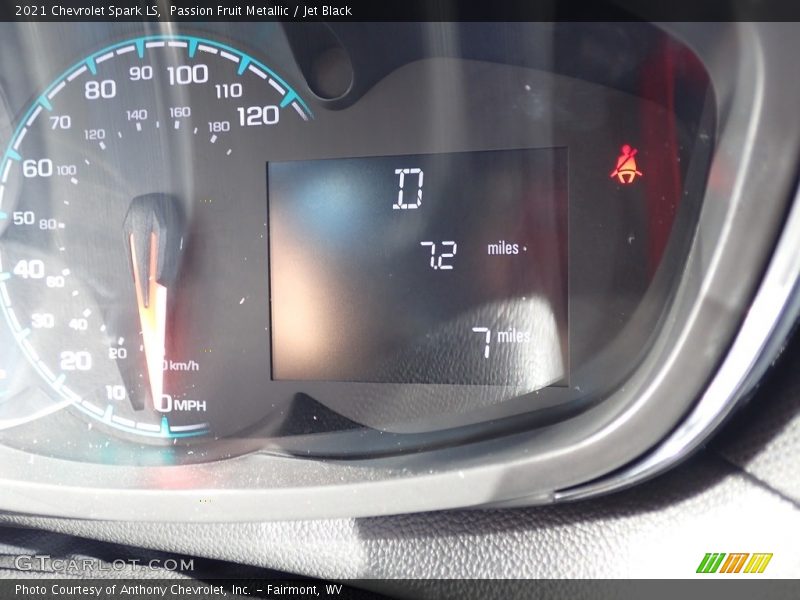 Passion Fruit Metallic / Jet Black 2021 Chevrolet Spark LS