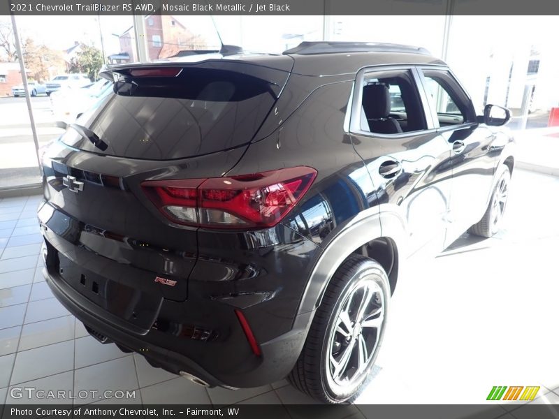 Mosaic Black Metallic / Jet Black 2021 Chevrolet TrailBlazer RS AWD