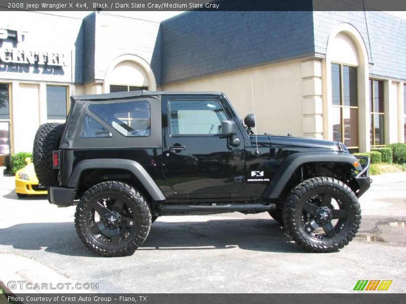 Black / Dark Slate Gray/Medium Slate Gray 2008 Jeep Wrangler X 4x4
