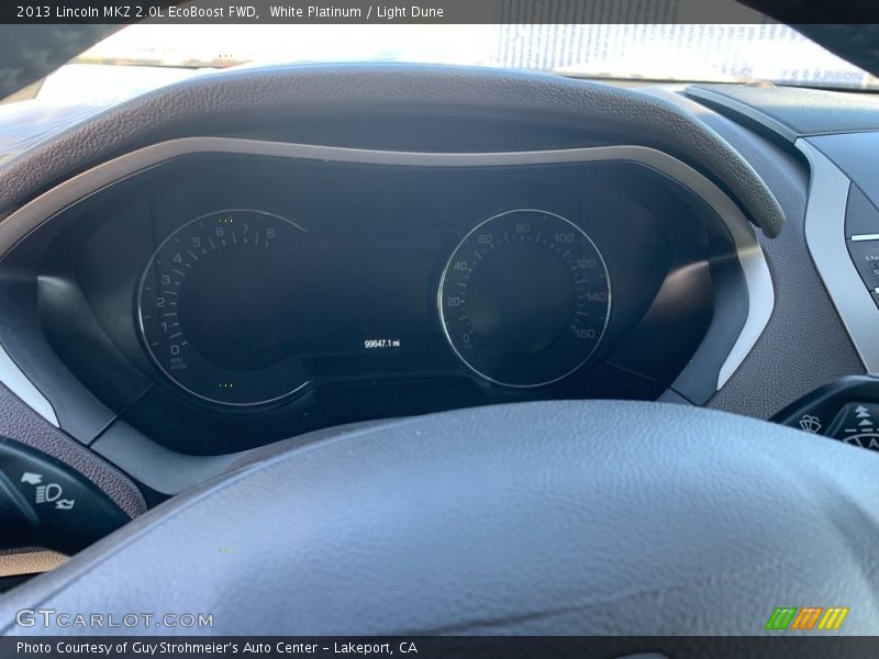 White Platinum / Light Dune 2013 Lincoln MKZ 2.0L EcoBoost FWD