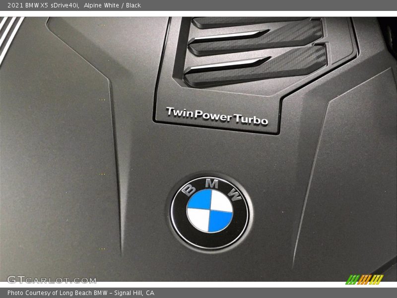 Alpine White / Black 2021 BMW X5 sDrive40i