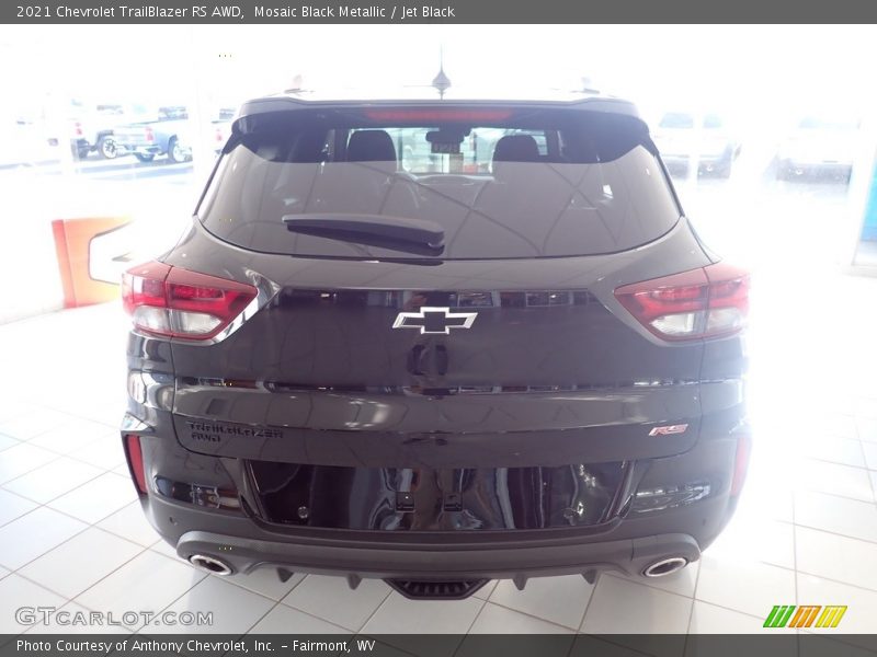 Mosaic Black Metallic / Jet Black 2021 Chevrolet TrailBlazer RS AWD