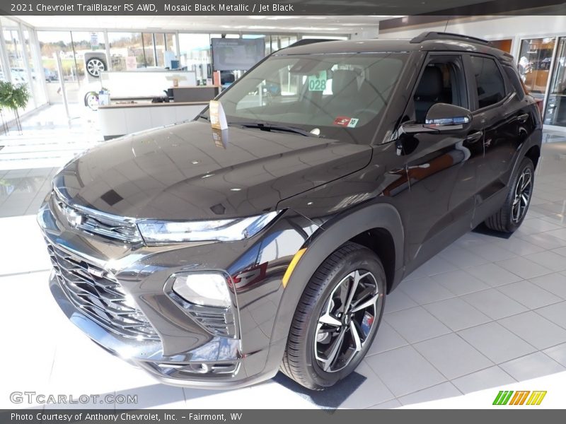 Mosaic Black Metallic / Jet Black 2021 Chevrolet TrailBlazer RS AWD