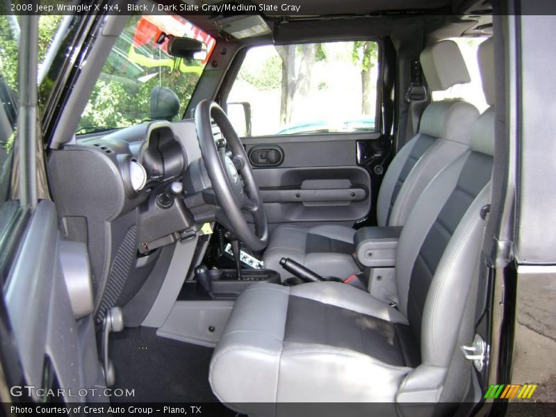 Black / Dark Slate Gray/Medium Slate Gray 2008 Jeep Wrangler X 4x4