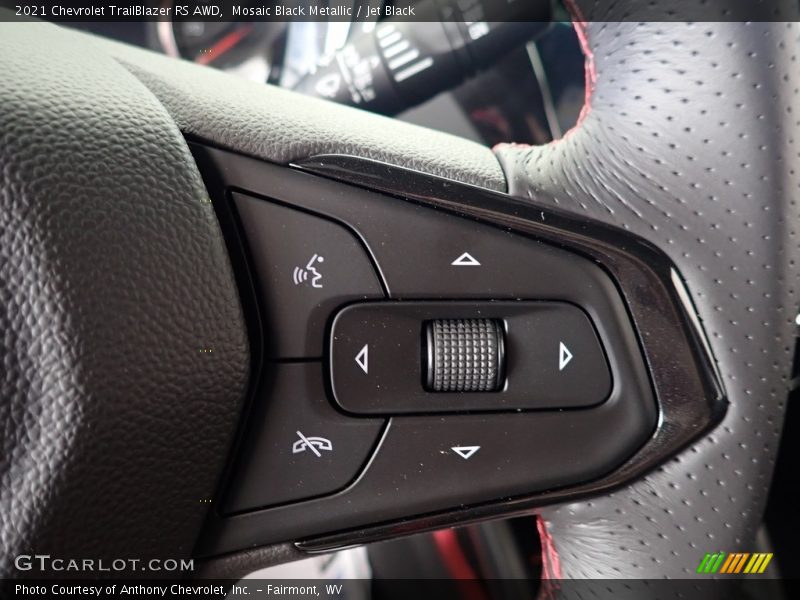 Mosaic Black Metallic / Jet Black 2021 Chevrolet TrailBlazer RS AWD