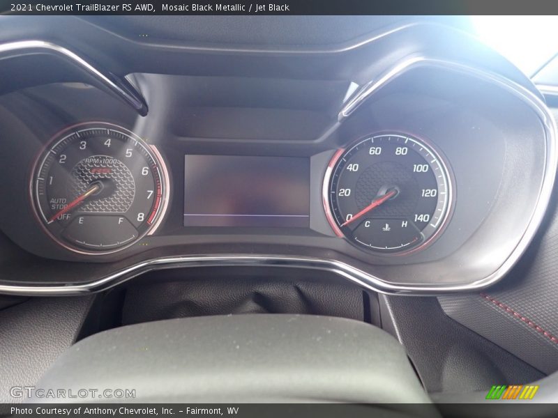 Mosaic Black Metallic / Jet Black 2021 Chevrolet TrailBlazer RS AWD