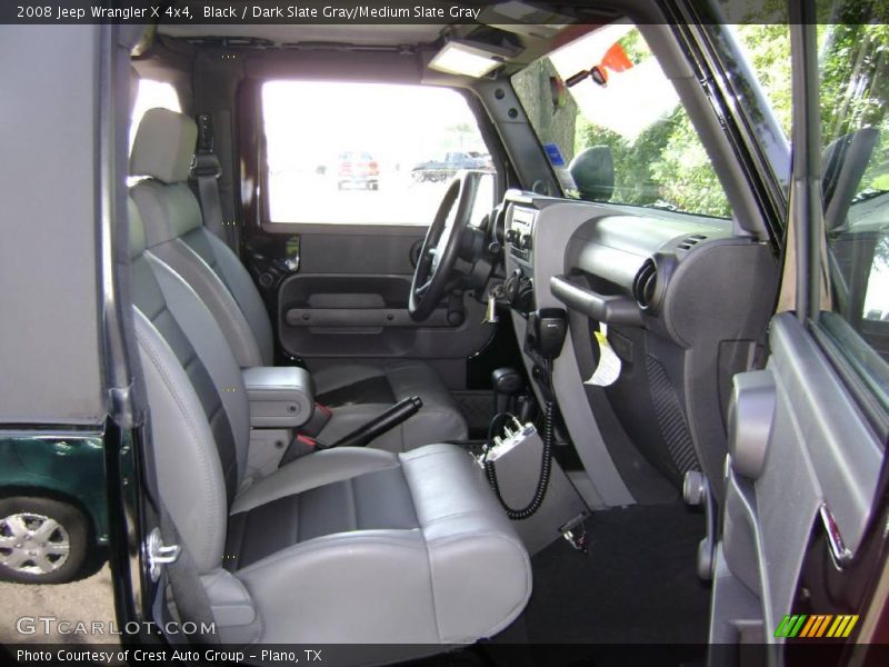 Black / Dark Slate Gray/Medium Slate Gray 2008 Jeep Wrangler X 4x4