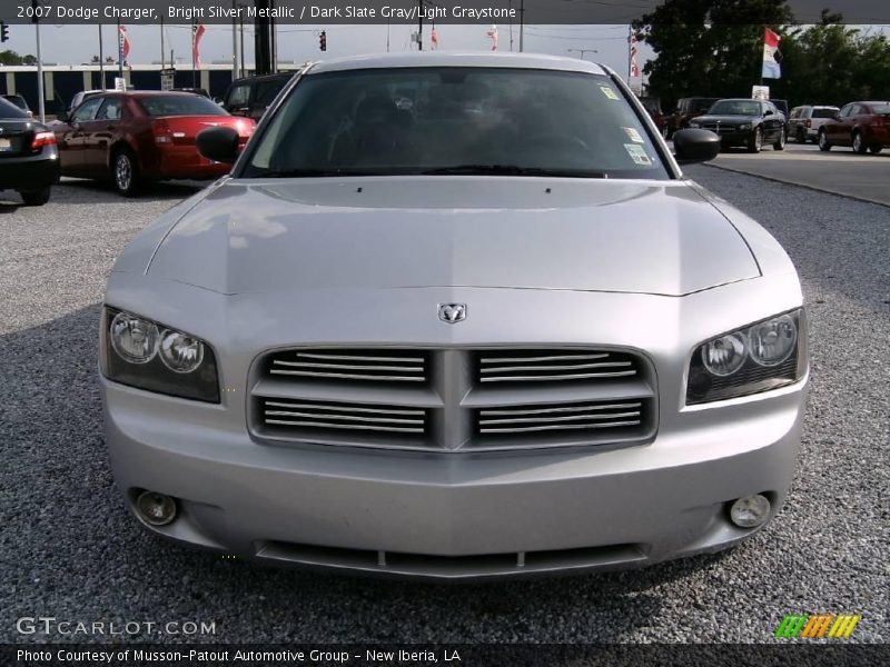 Bright Silver Metallic / Dark Slate Gray/Light Graystone 2007 Dodge Charger
