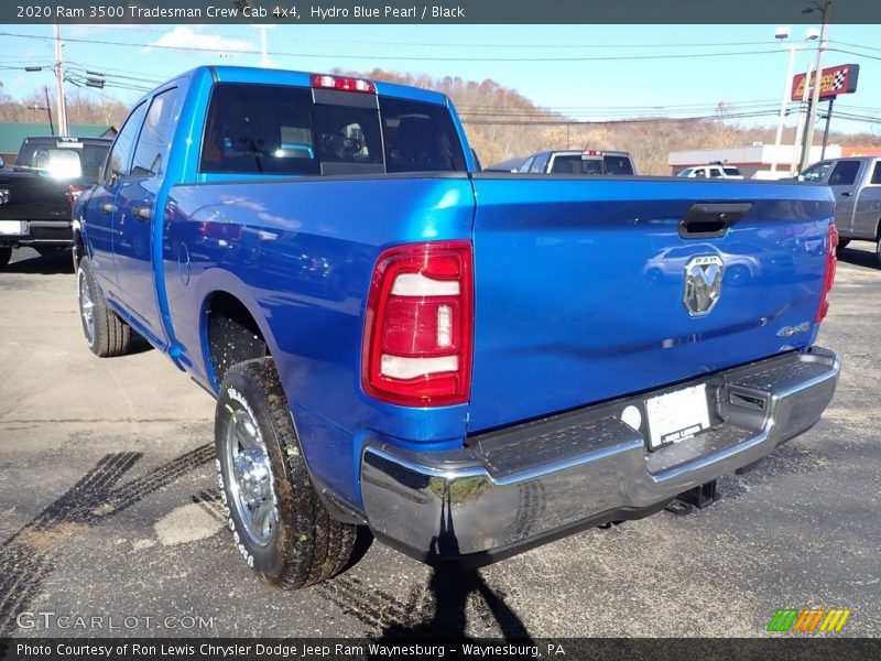 Hydro Blue Pearl / Black 2020 Ram 3500 Tradesman Crew Cab 4x4