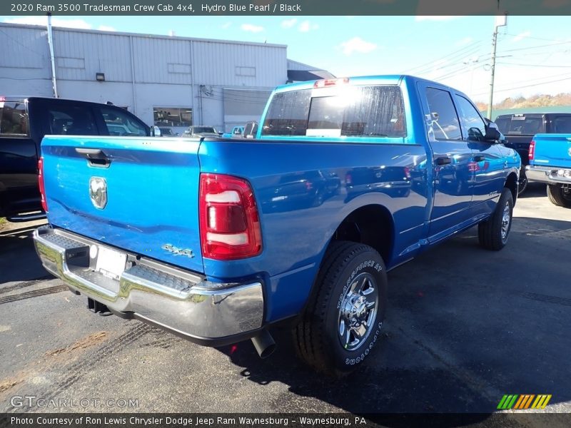 Hydro Blue Pearl / Black 2020 Ram 3500 Tradesman Crew Cab 4x4