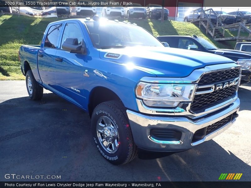 Hydro Blue Pearl / Black 2020 Ram 3500 Tradesman Crew Cab 4x4