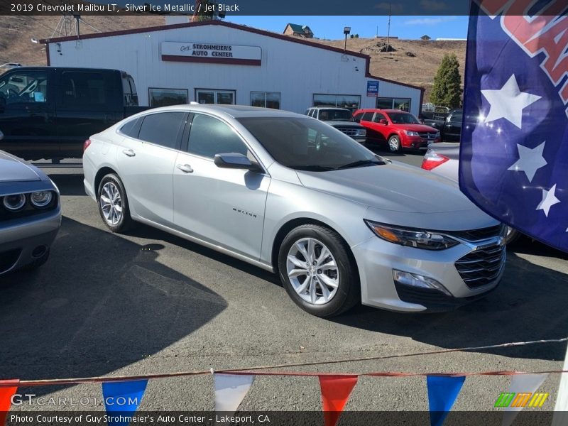 Silver Ice Metallic / Jet Black 2019 Chevrolet Malibu LT