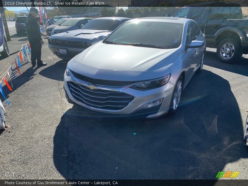 Silver Ice Metallic / Jet Black 2019 Chevrolet Malibu LT