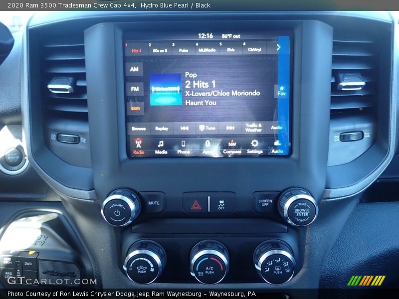 Hydro Blue Pearl / Black 2020 Ram 3500 Tradesman Crew Cab 4x4