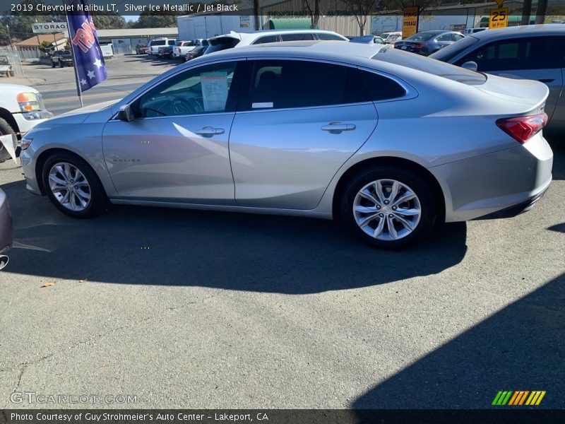 Silver Ice Metallic / Jet Black 2019 Chevrolet Malibu LT