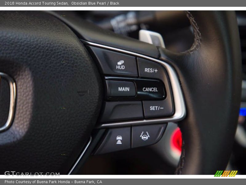 Obsidian Blue Pearl / Black 2018 Honda Accord Touring Sedan