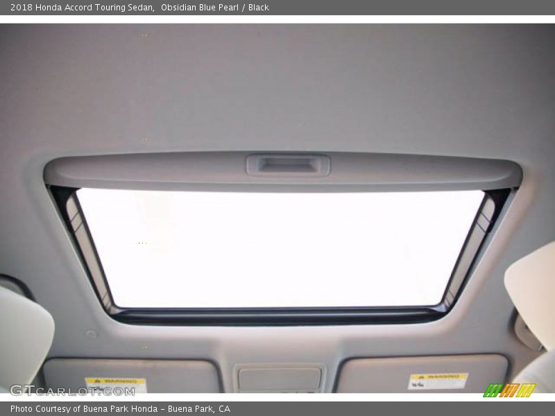 Obsidian Blue Pearl / Black 2018 Honda Accord Touring Sedan