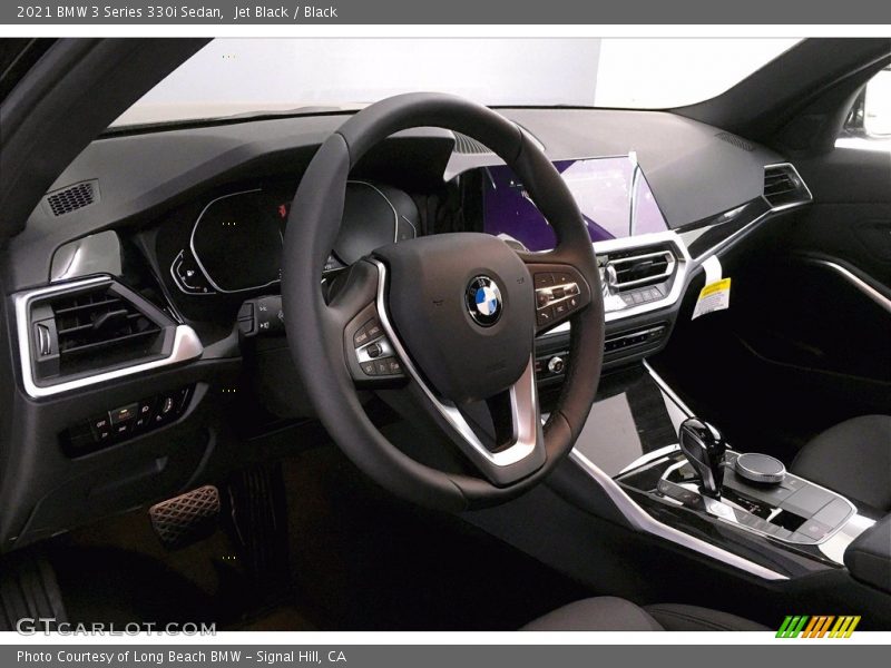 Jet Black / Black 2021 BMW 3 Series 330i Sedan