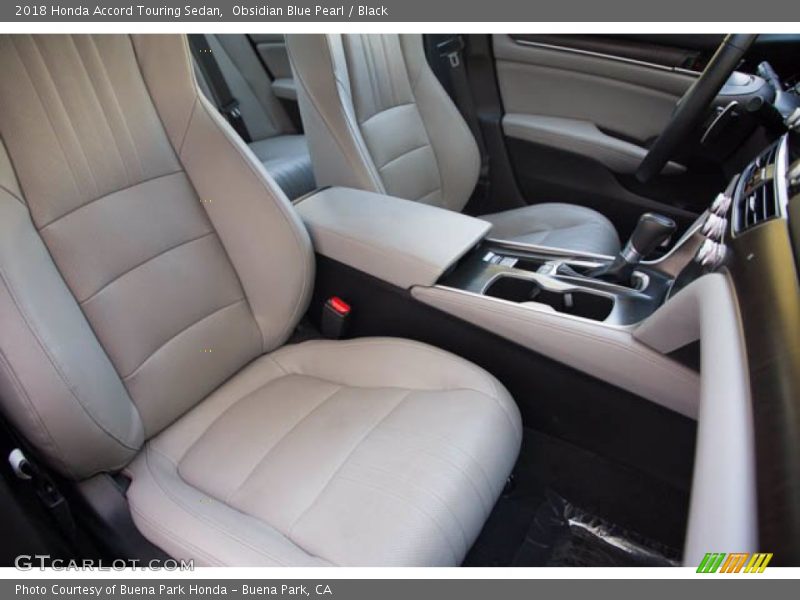 Obsidian Blue Pearl / Black 2018 Honda Accord Touring Sedan