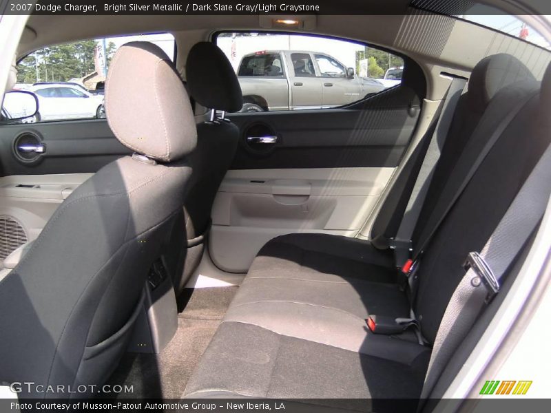 Bright Silver Metallic / Dark Slate Gray/Light Graystone 2007 Dodge Charger
