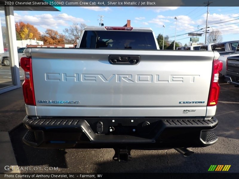 Silver Ice Metallic / Jet Black 2020 Chevrolet Silverado 2500HD Custom Crew Cab 4x4